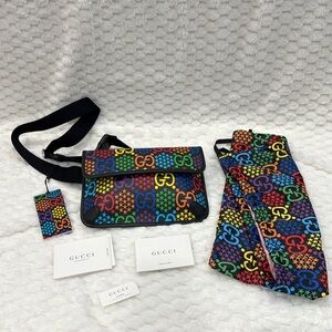 Gucci Psychedelic Belt Bag-598113-Authentic-NWT
